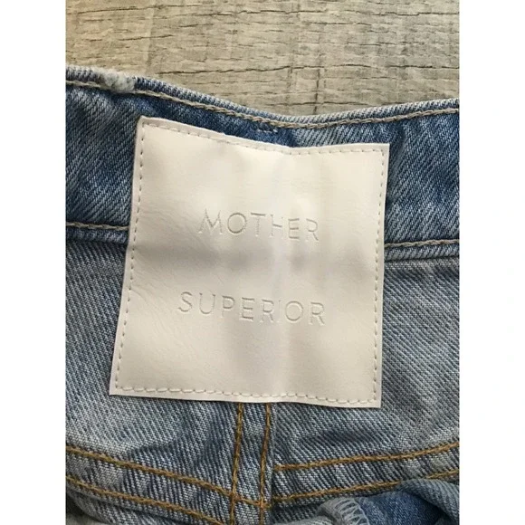 Mother Women's Back Pedal High Rise Full Pipe Flood Barrel Leg Jeans Size 28 NWT - Picture 8 of 13